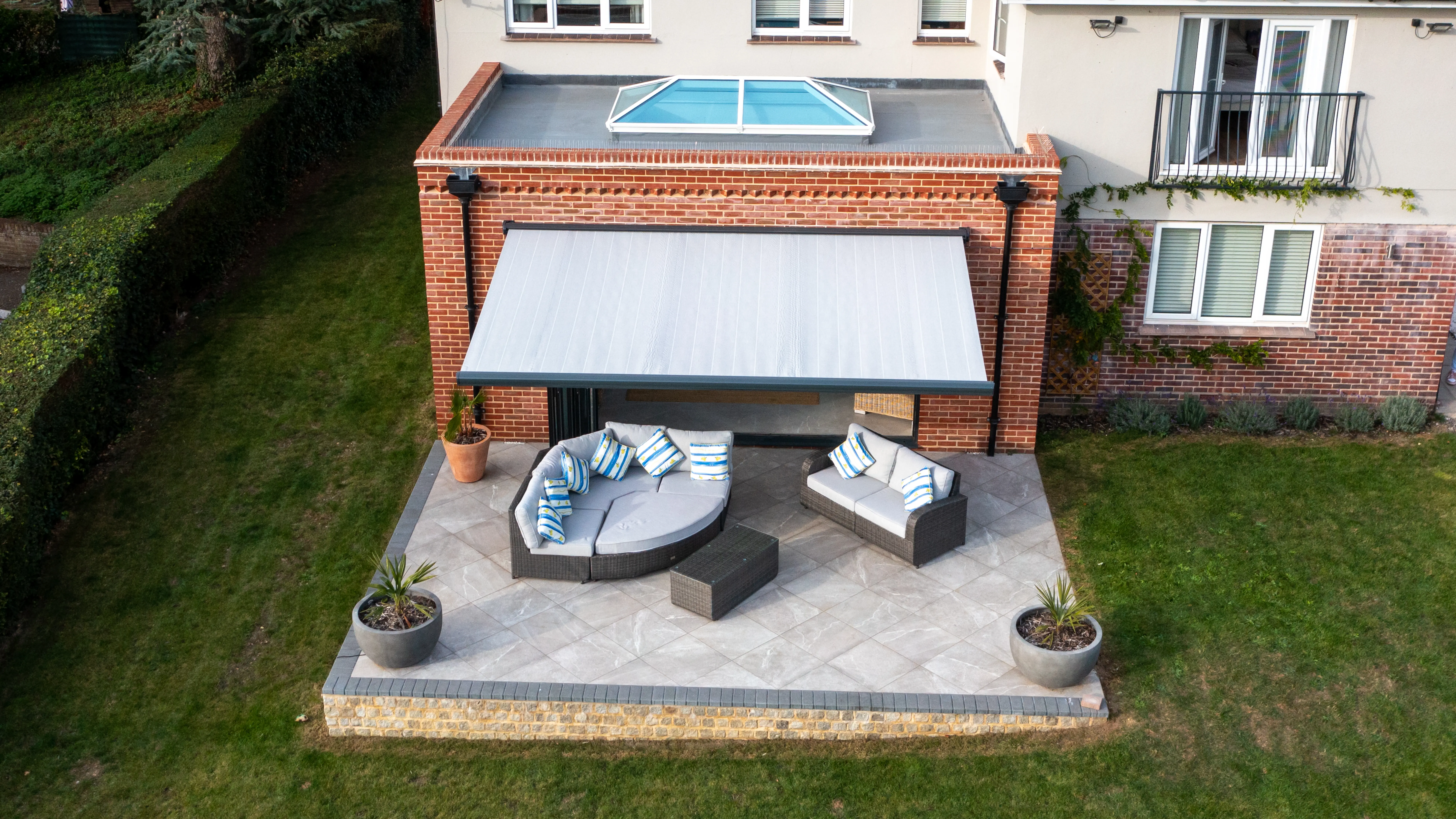 Base Plus Awning Aerial View